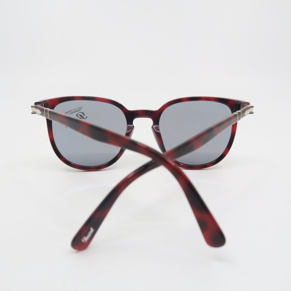 Persol 3226-S 1100/R5 51mm Red Tortoise-Gray Tempered Glass, New Sunglasses. - Picture 10 of 11
